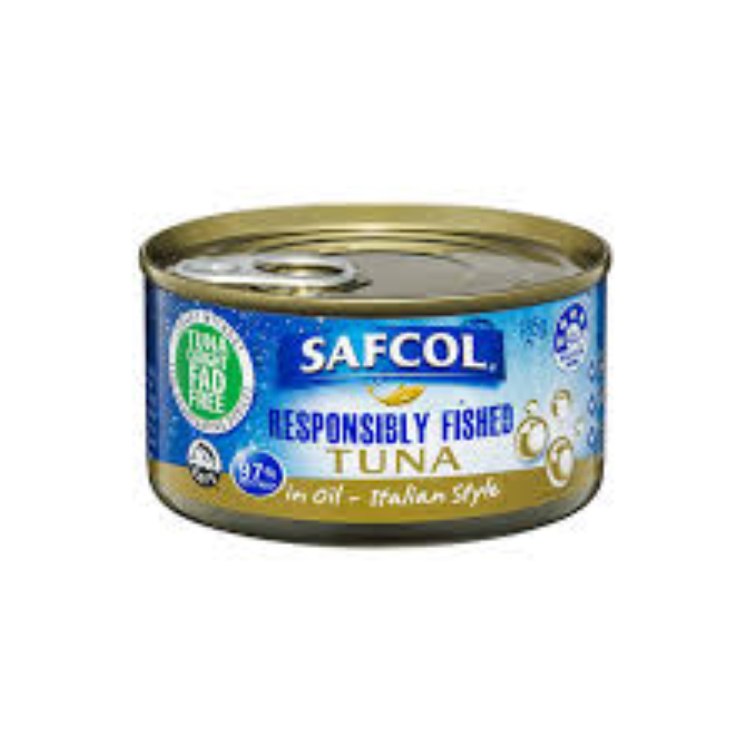 SAFCOL TUNA IN OIL I/STYLE 185G